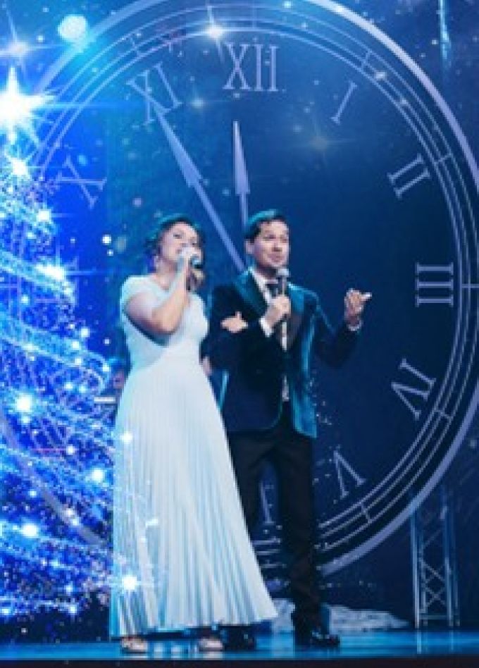 Ирина Беляева и Сергей Рязанов. Новогодние песни танцплощадки