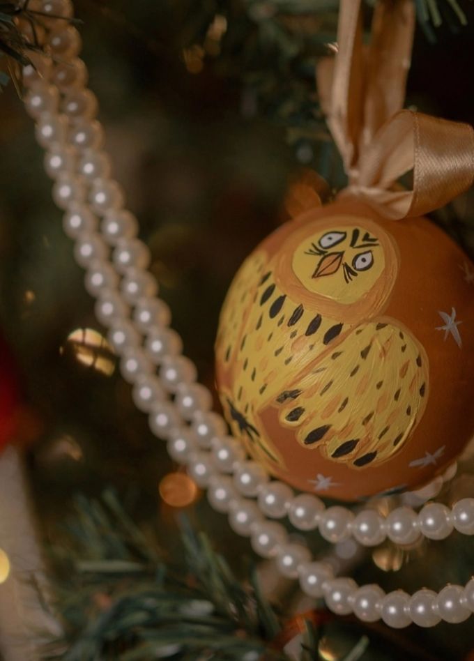 Основы домовой росписи. Ёлочная игрушка